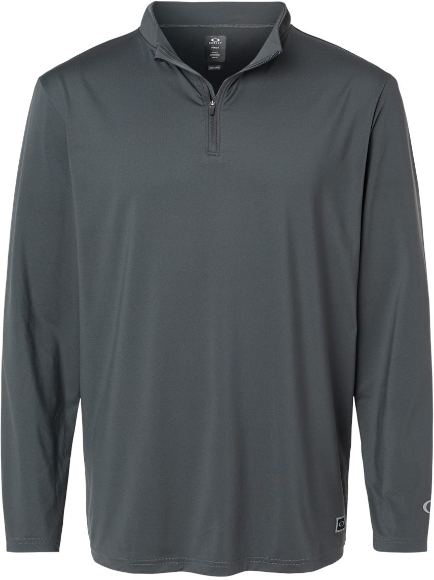 Oakley Team Issue Podium Quarter-Zip Pullover-Apparel-Oakley-Forged Iron-S-Thread Logic