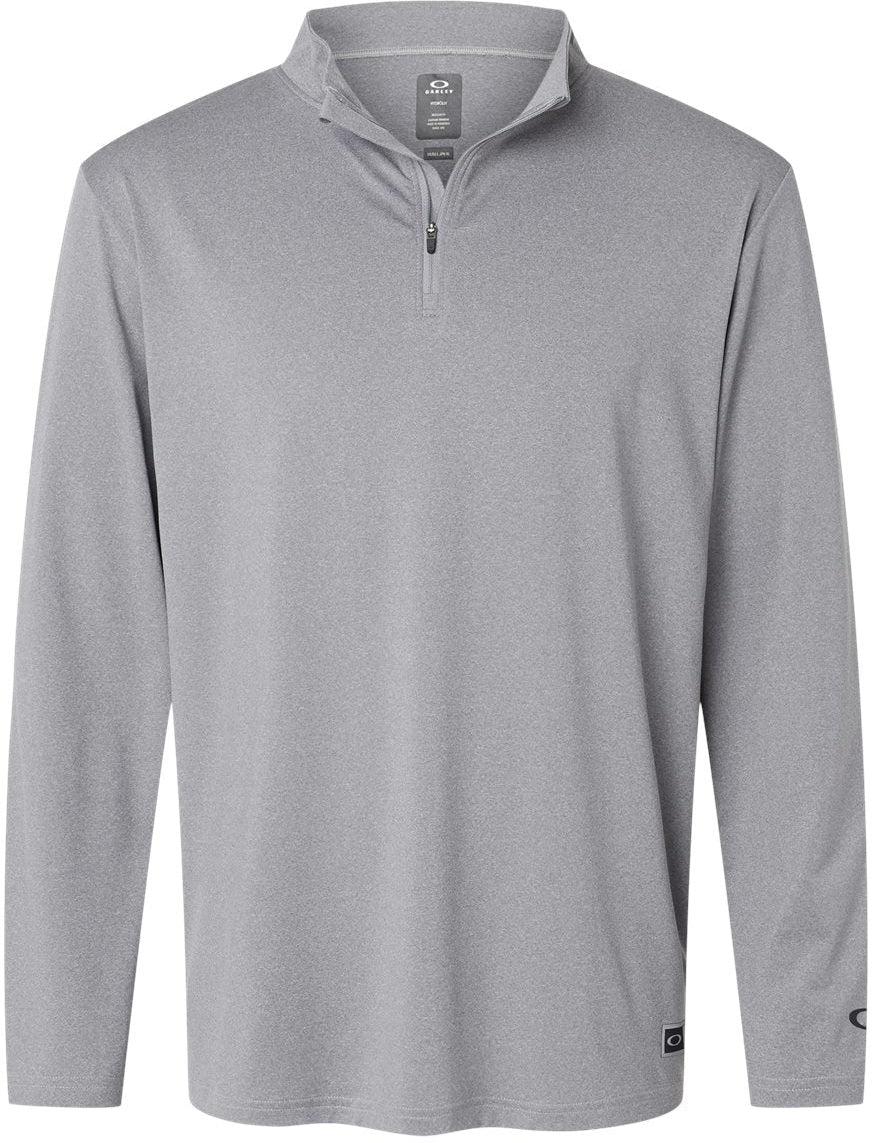 Oakley Team Issue Podium Quarter-Zip Pullover-Apparel-Oakley-New Granite Heather-S-Thread Logic