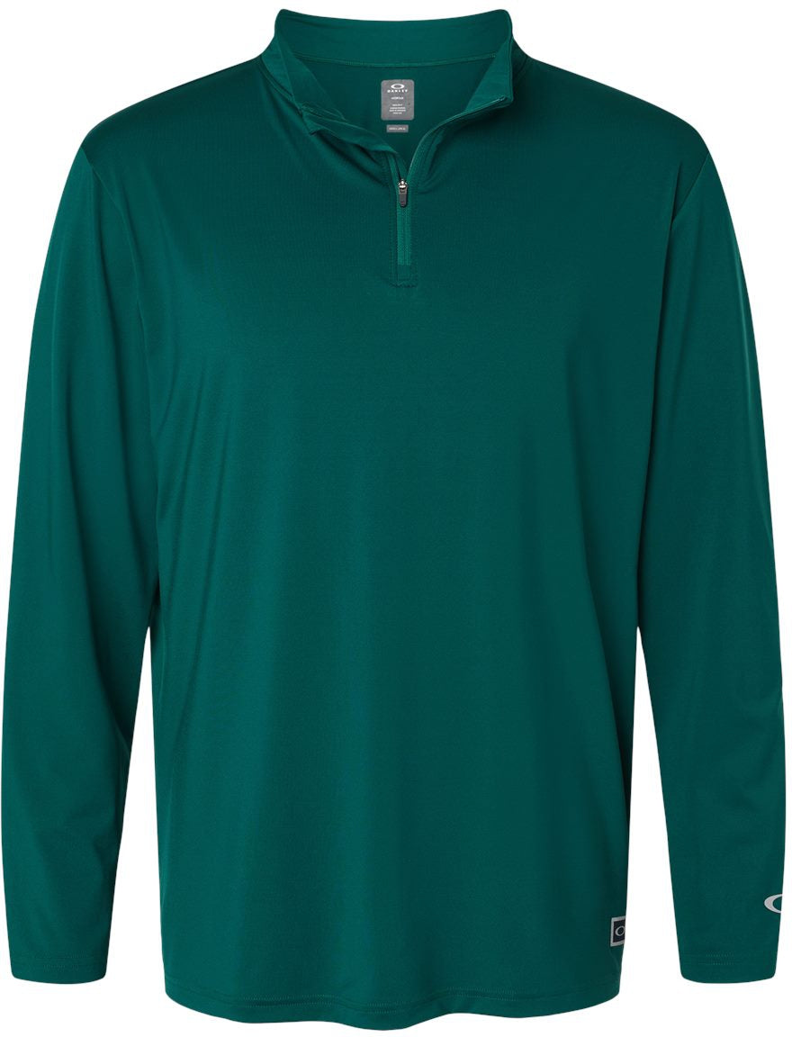 Oakley Team Issue Podium Quarter-Zip Pullover-Apparel-Oakley-Team Fir-S-Thread Logic