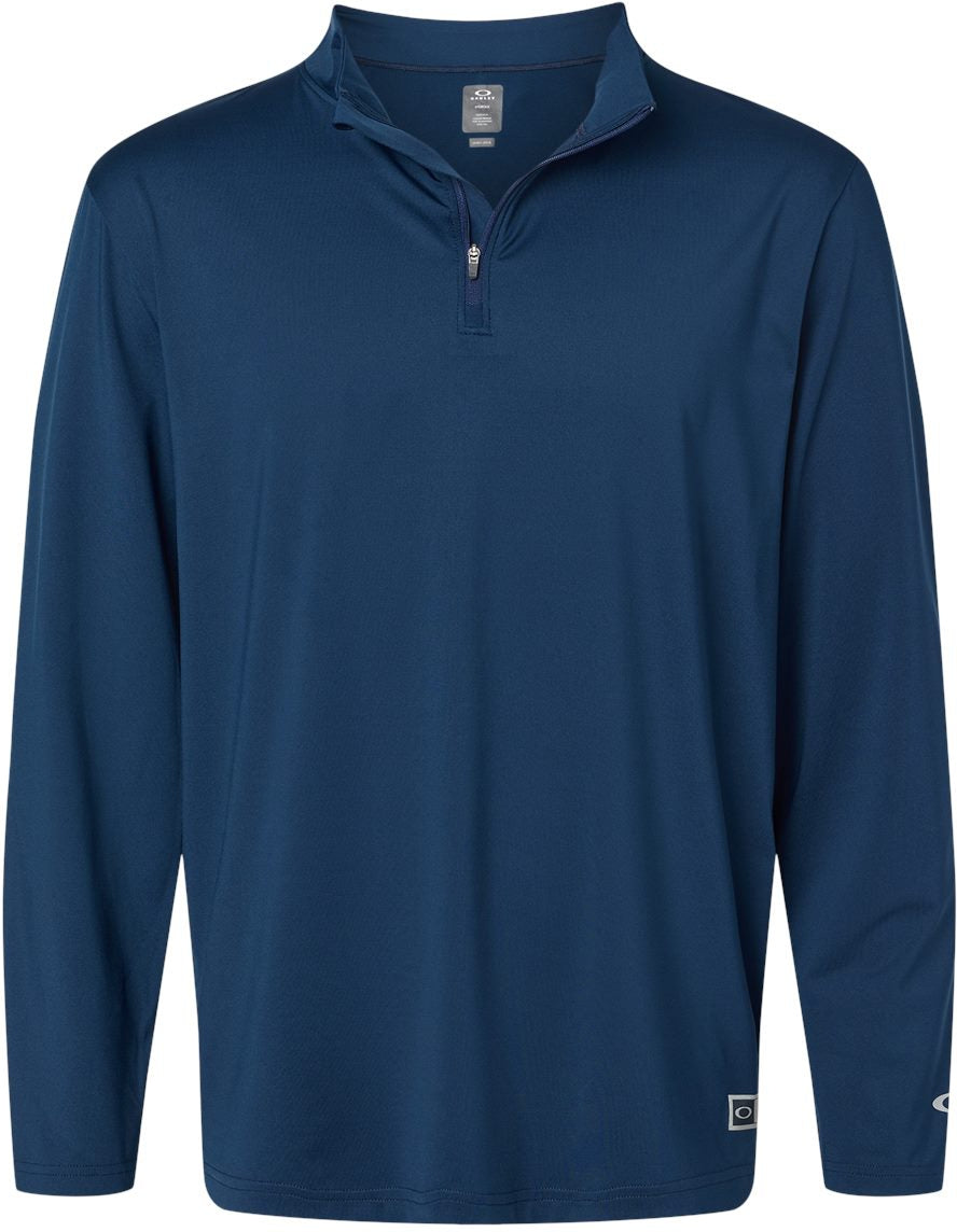 Oakley Team Issue Podium Quarter-Zip Pullover-Apparel-Oakley-Team Navy-S-Thread Logic