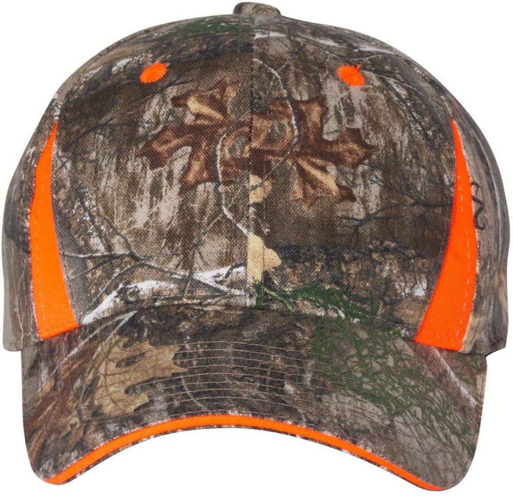 Outdoor Cap Camo with Hi-Vis Trim Cap