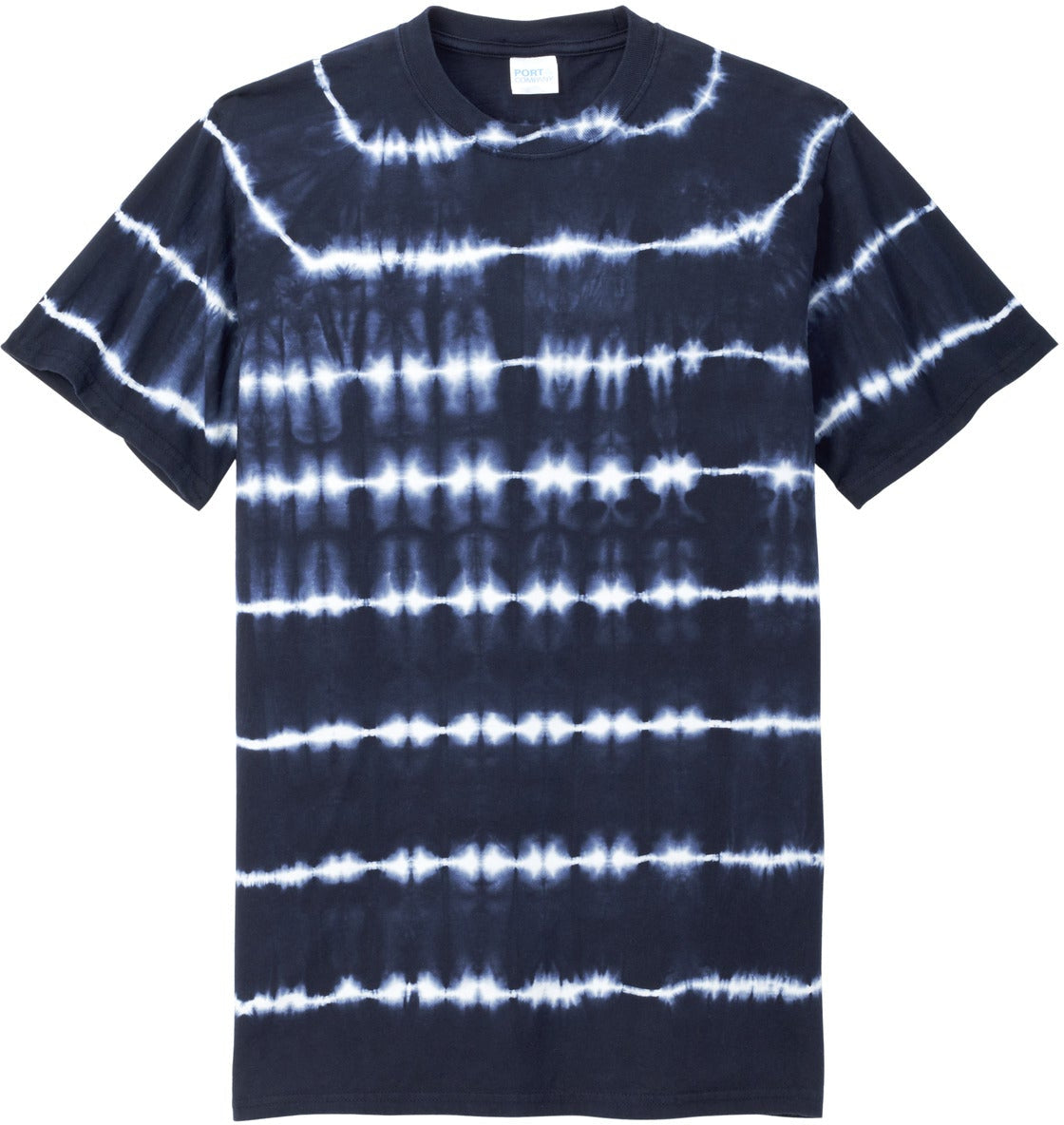 Port & Company Allover Stripe Tie-Dye Tee