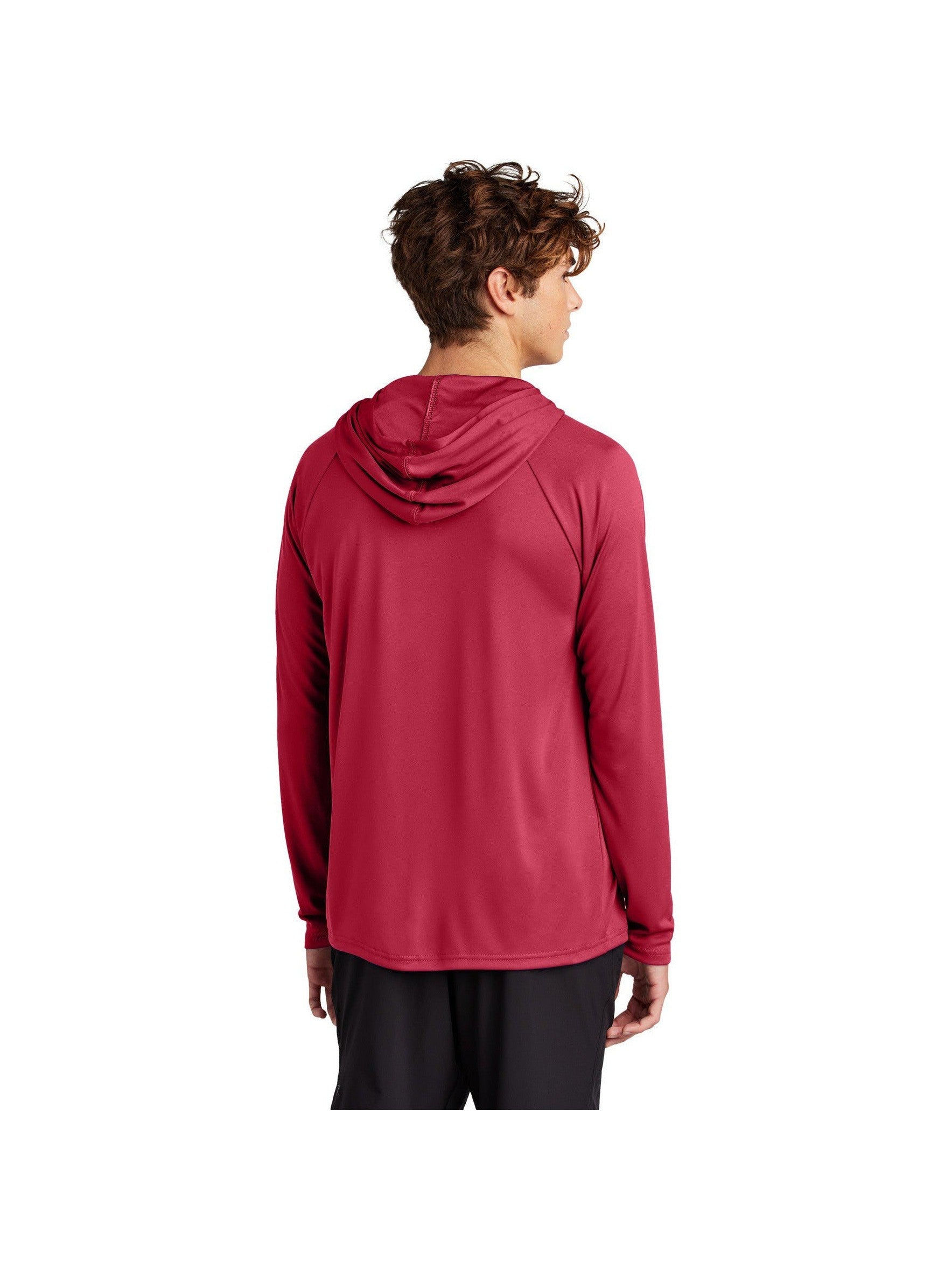 no-logo Port & Company Performance Pullover Hooded Tee-Port & Company-Thread Logic