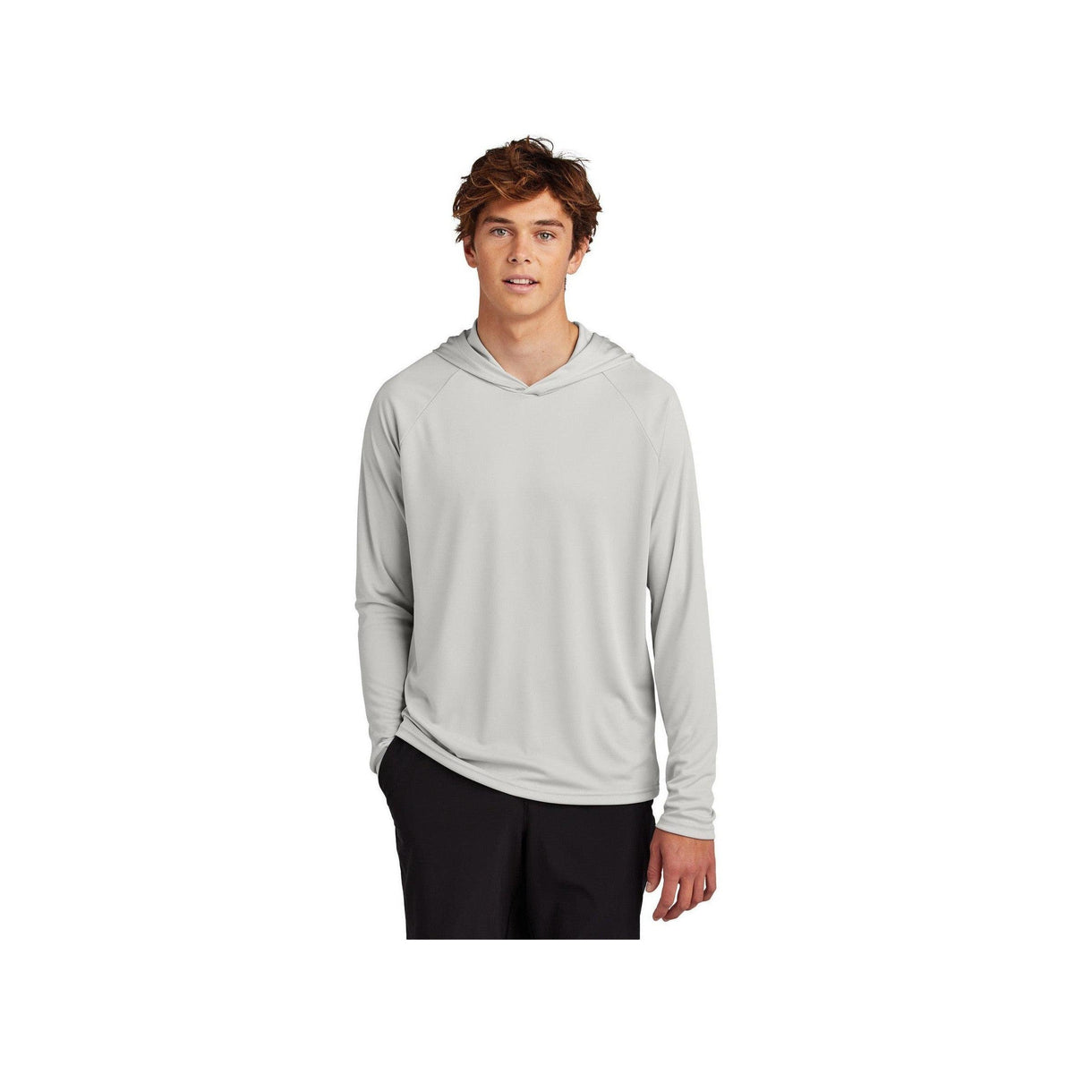 no-logo Port & Company Performance Pullover Hooded Tee-Port & Company-Thread Logic
