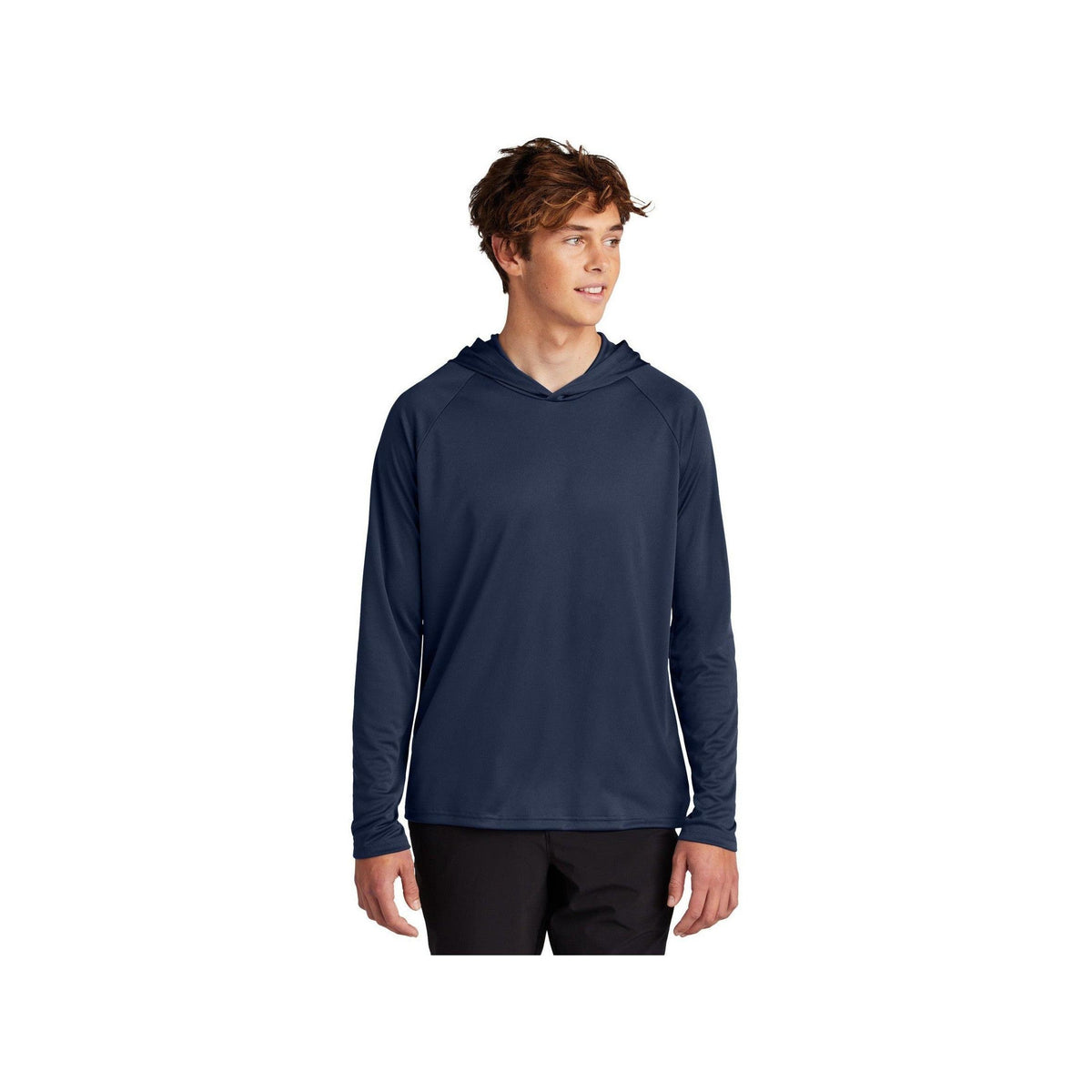 no-logo Port & Company Performance Pullover Hooded Tee-Port & Company-Thread Logic