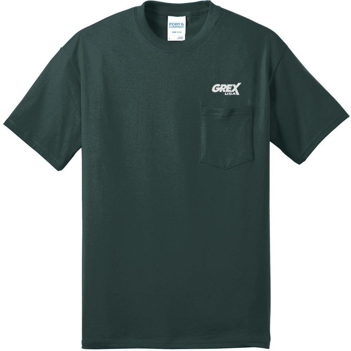 no-logo Port & Company Core Blend Pocket Tee-Regular-Port & Company-Thread Logic