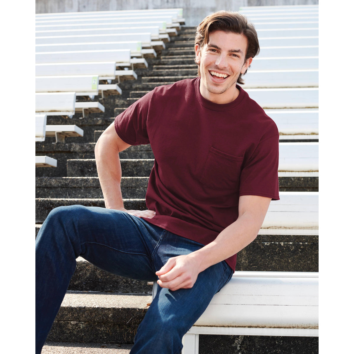 no-logo Port & Company Essential Pocket T-Shirt-Regular-Port & Company-Thread Logic