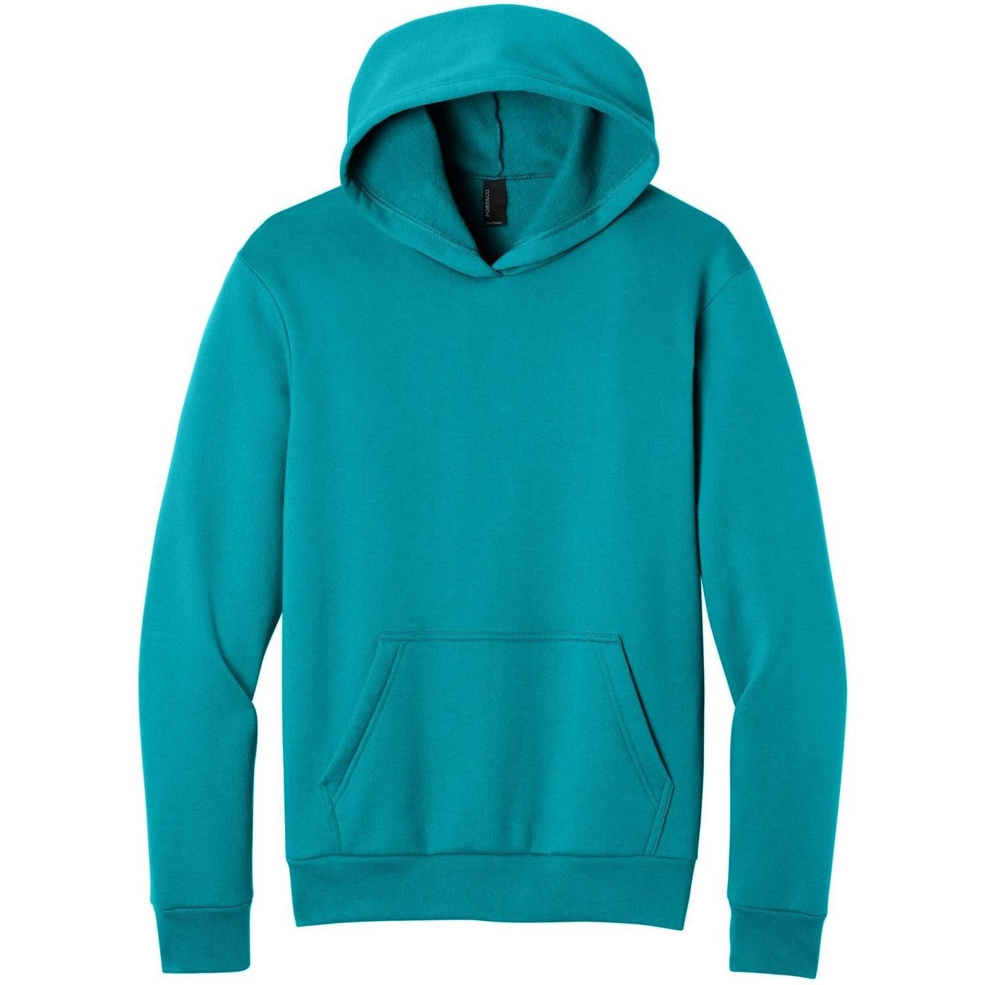 Port & Company Easy Fleece Pullover Hooded Sweatshirt