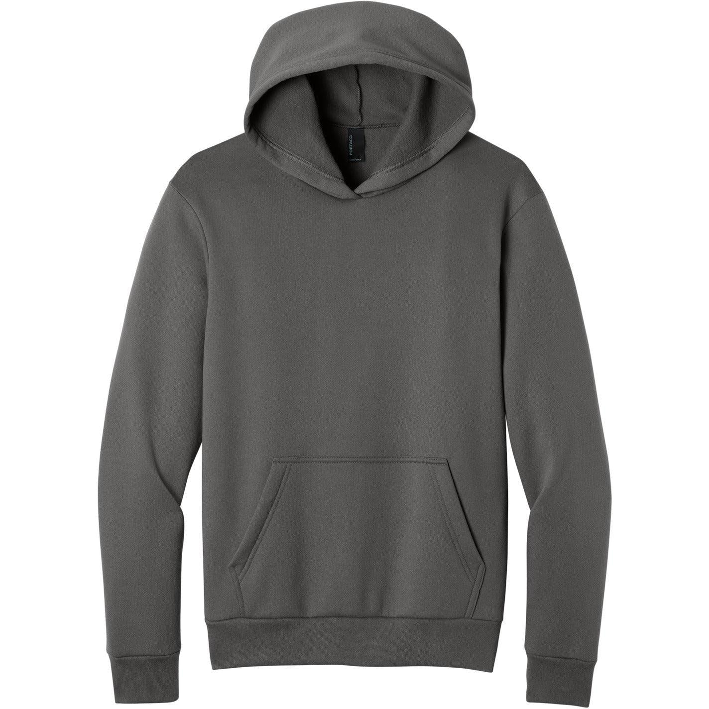 Port & Company Easy Fleece Pullover Hooded Sweatshirt