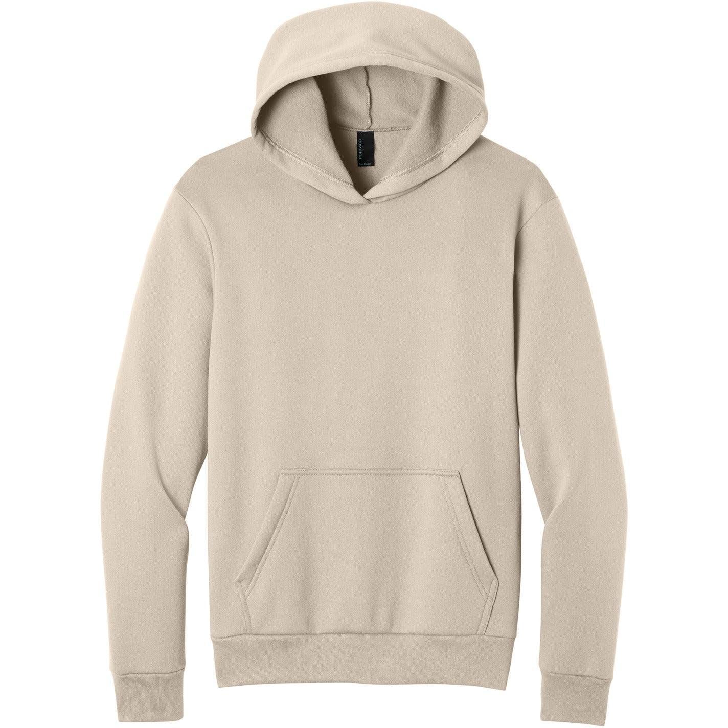 Port & Company Easy Fleece Pullover Hooded Sweatshirt