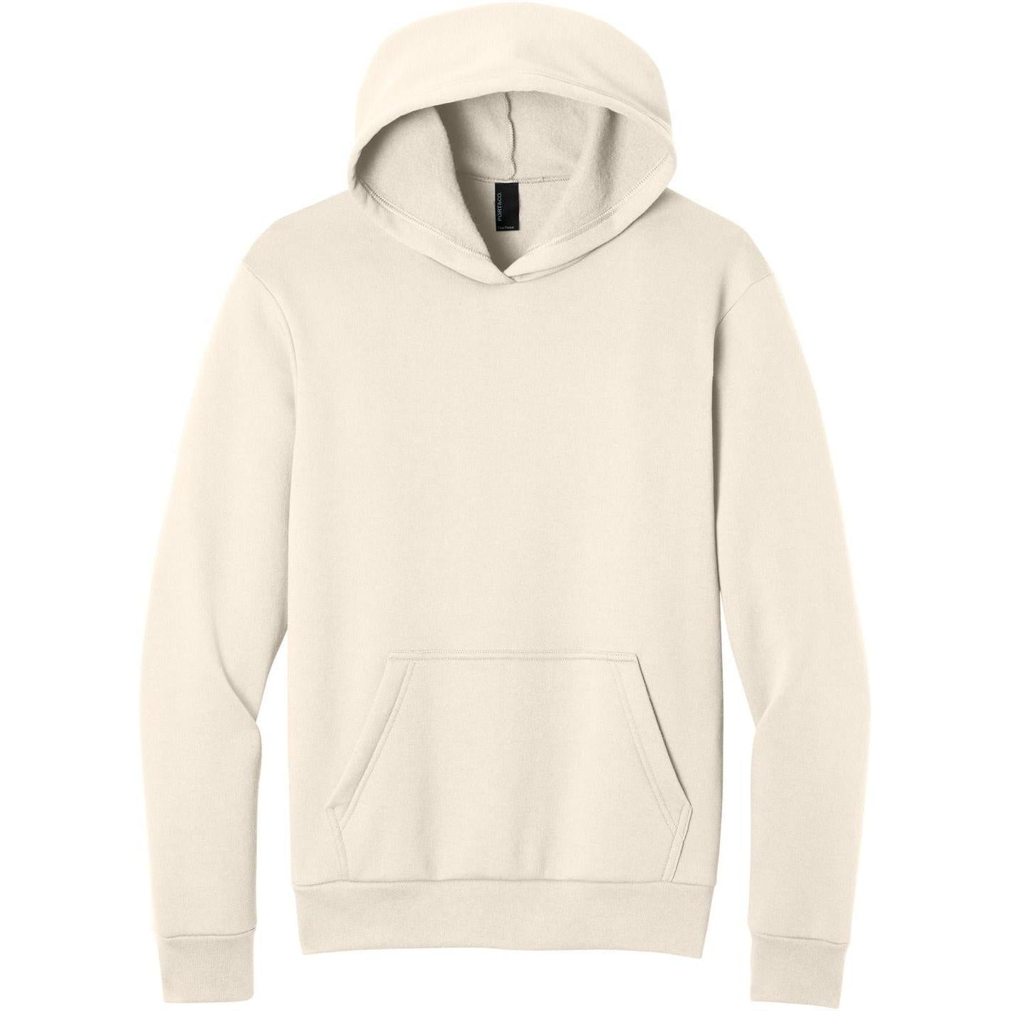 Port & Company Easy Fleece Pullover Hooded Sweatshirt