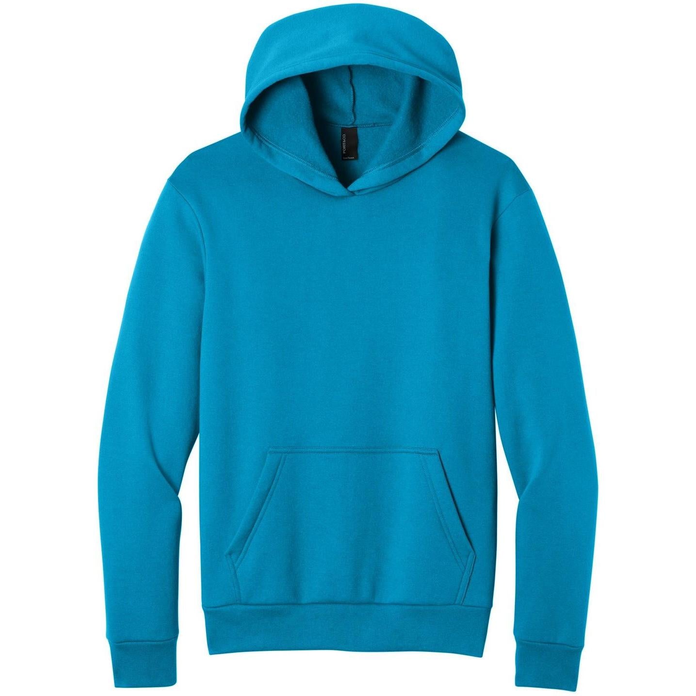 Port & Company Easy Fleece Pullover Hooded Sweatshirt