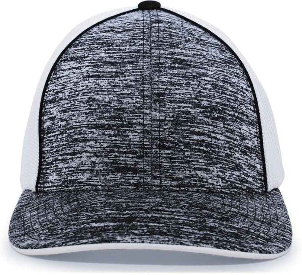 Pacific Headwear Aggressive Heather Trucker Flexfit Cap