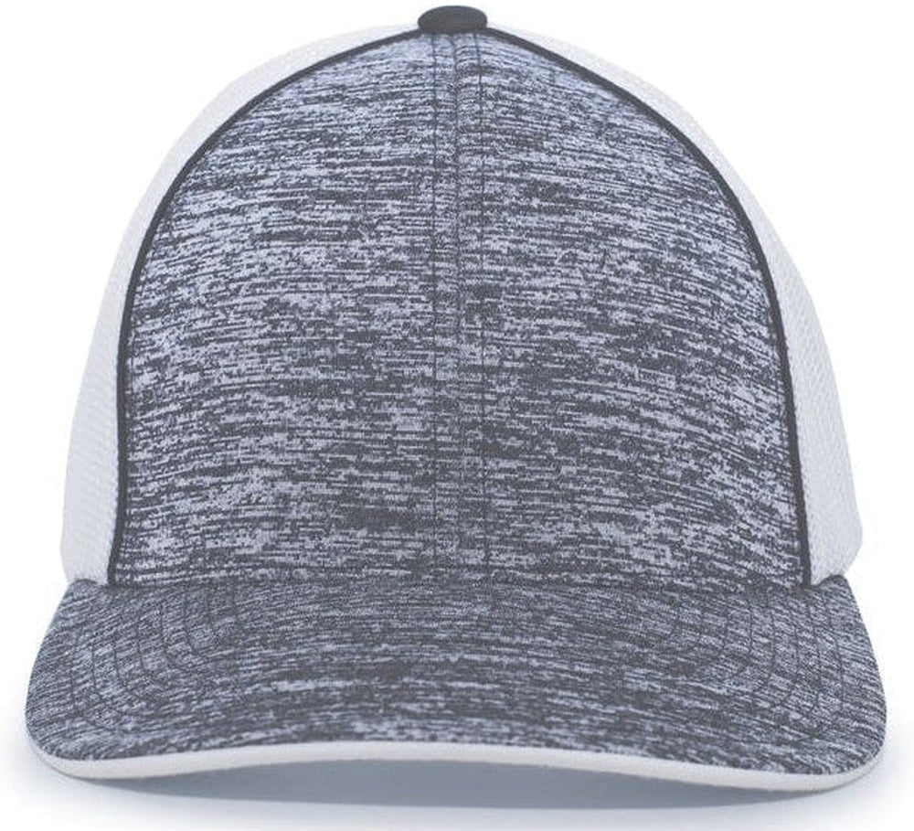 Pacific Headwear Aggressive Heather Trucker Flexfit Cap