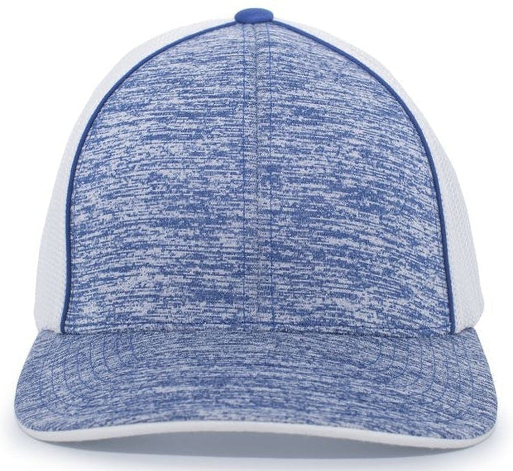 Pacific Headwear Aggressive Heather Trucker Flexfit Cap