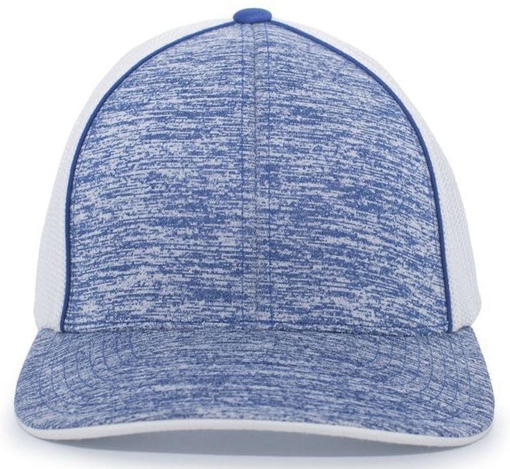 Pacific Headwear Aggressive Heather Trucker Flexfit Cap