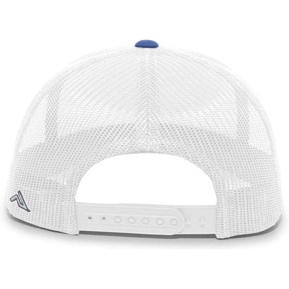 no-logo Pacific Headwear Aggressive Heather Trucker Snapback Cap-Caps-Pacific Headwear-Thread Logic