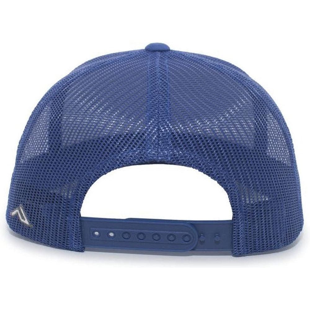 no-logo Pacific Headwear Aggressive Heather Trucker Snapback Cap-Caps-Pacific Headwear-Thread Logic