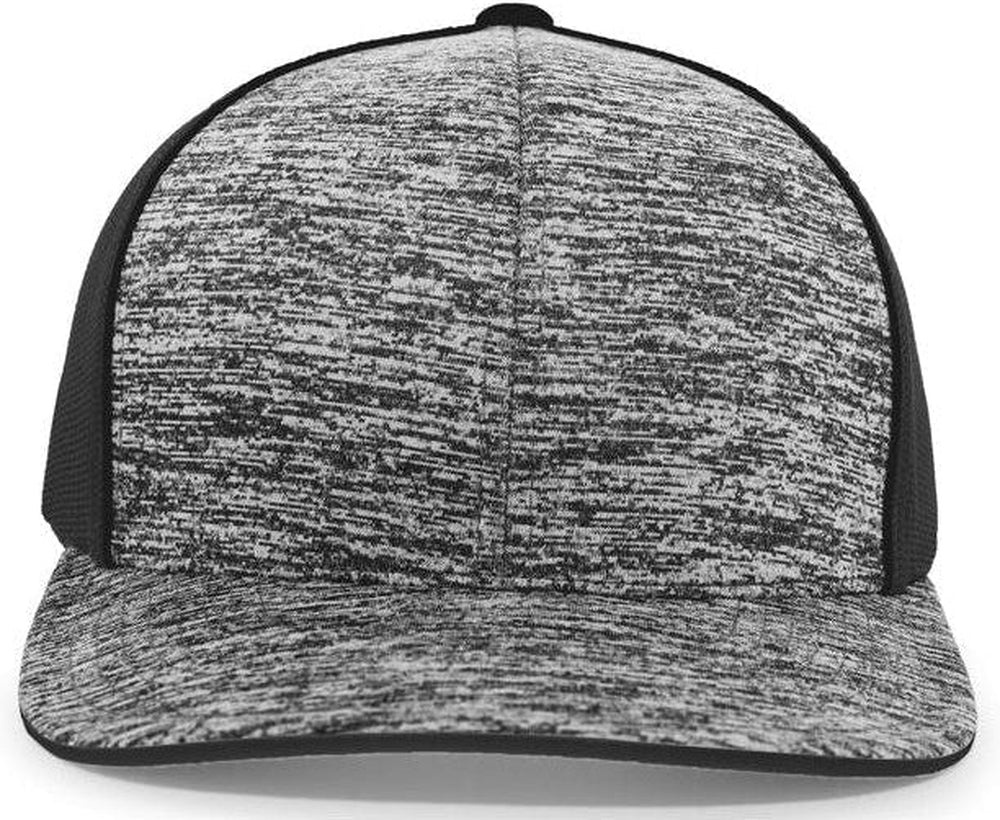 Pacific Headwear Aggressive Heather Trucker Snapback Cap