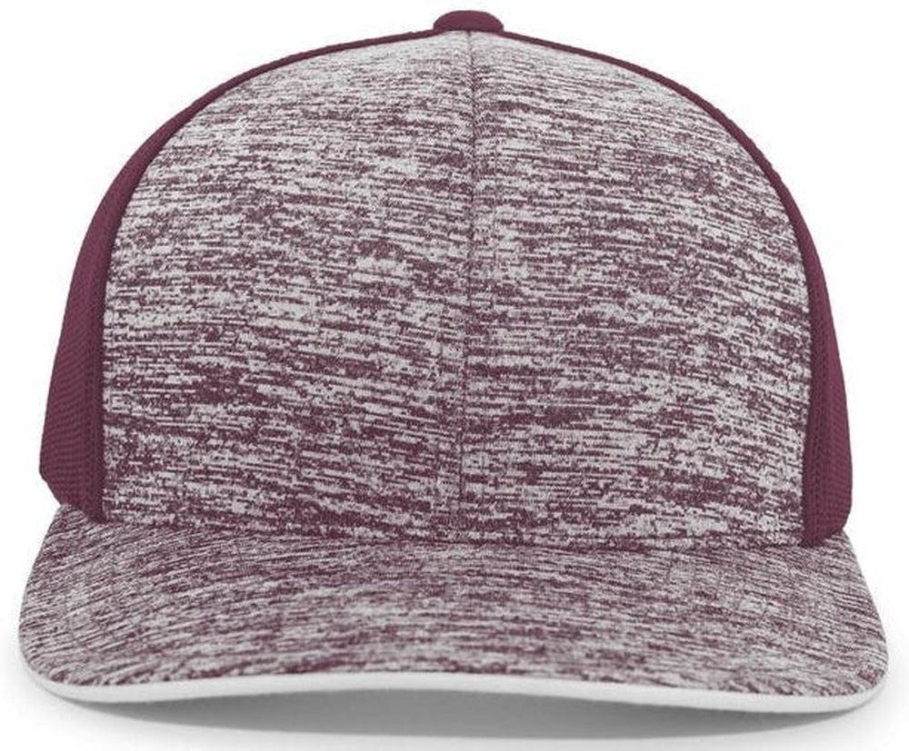 Pacific Headwear Aggressive Heather Trucker Snapback Cap