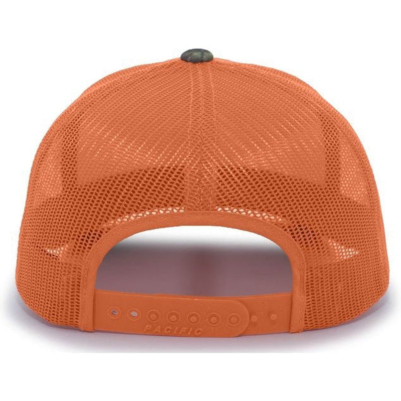 no-logo Pacific Headwear Camo Snapback Trucker Cap-Caps-Pacific Headwear-Thread Logic 