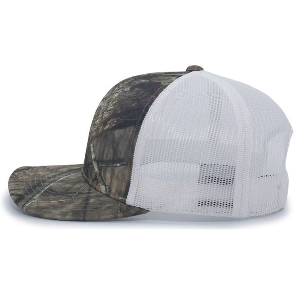no-logo Pacific Headwear Camo Snapback Trucker Cap-Caps-Pacific Headwear-Thread Logic