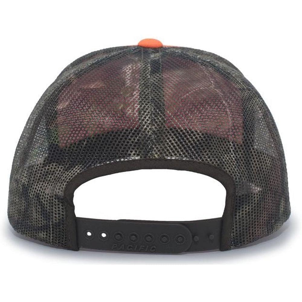 no-logo Pacific Headwear Camo Snapback Trucker Cap-Caps-Pacific Headwear-Thread Logic