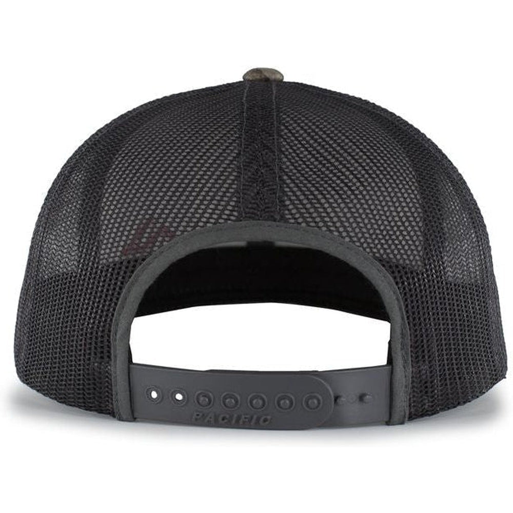 no-logo Pacific Headwear Camo Snapback Trucker Cap-Caps-Pacific Headwear-Thread Logic