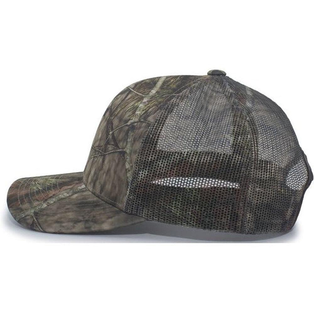 no-logo Pacific Headwear Camo Snapback Trucker Cap-Caps-Pacific Headwear-Thread Logic