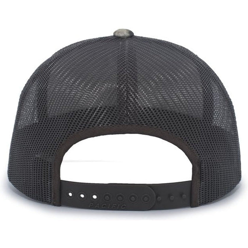 no-logo Pacific Headwear Camo Snapback Trucker Cap-Caps-Pacific Headwear-Thread Logic