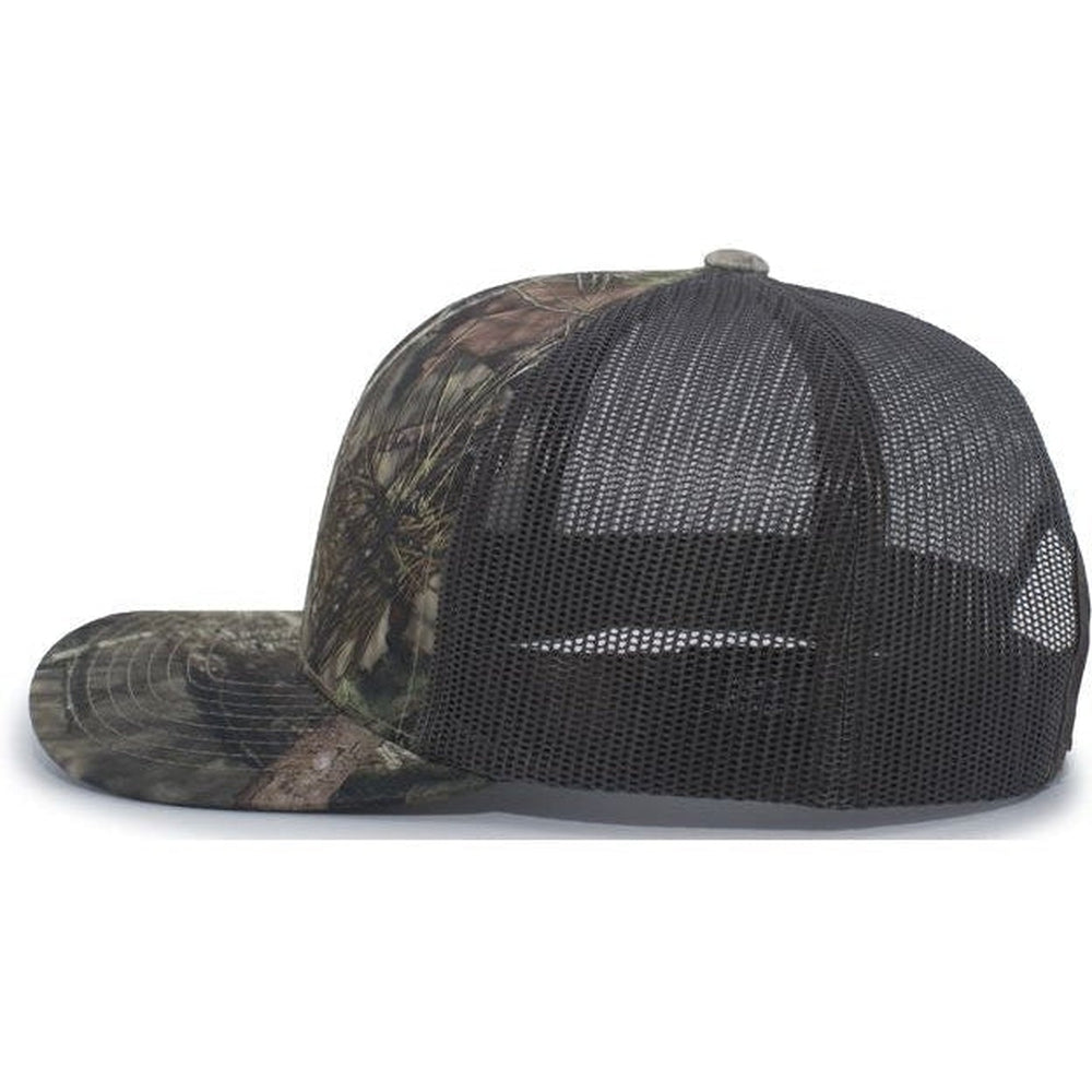 no-logo Pacific Headwear Camo Snapback Trucker Cap-Caps-Pacific Headwear-Thread Logic