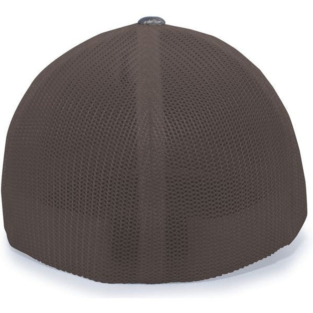 no-logo Pacific Headwear Camo Trucker Flexfit Cap-Caps-Pacific Headwear-Thread Logic