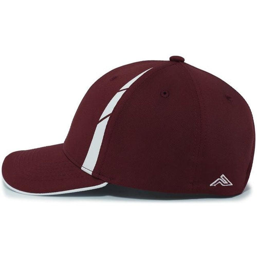 no-logo Pacific Headwear Coolcore Sideline Snapback Cap-Caps-Pacific Headwear-Thread Logic
