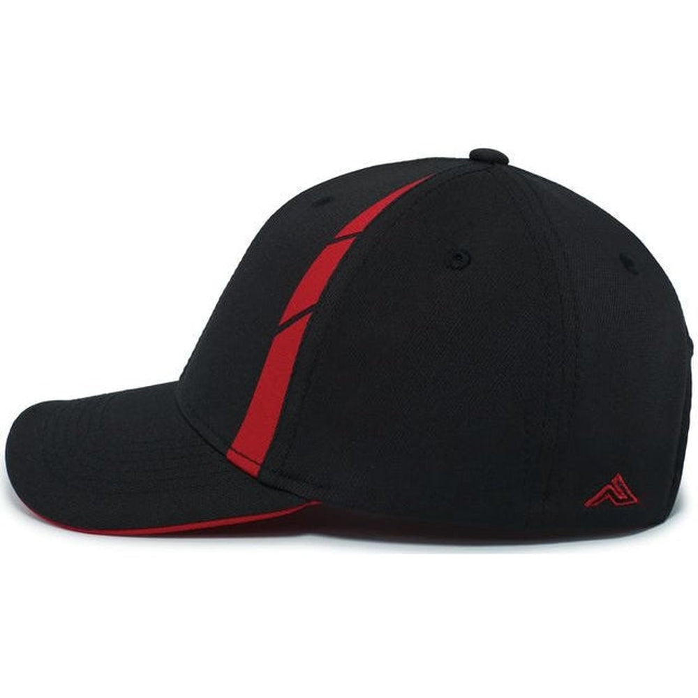 no-logo Pacific Headwear Coolcore Sideline Snapback Cap-Caps-Pacific Headwear-Thread Logic