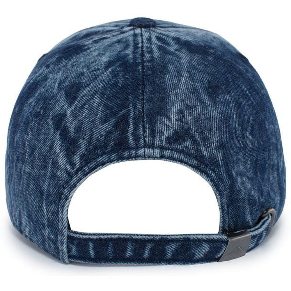 no-logo Pacific Headwear Hybrid Denim Dad Cap-Caps-Pacific Headwear-Thread Logic