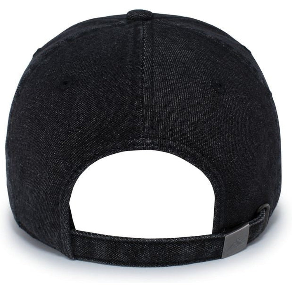 no-logo Pacific Headwear Hybrid Denim Dad Cap-Caps-Pacific Headwear-Thread Logic