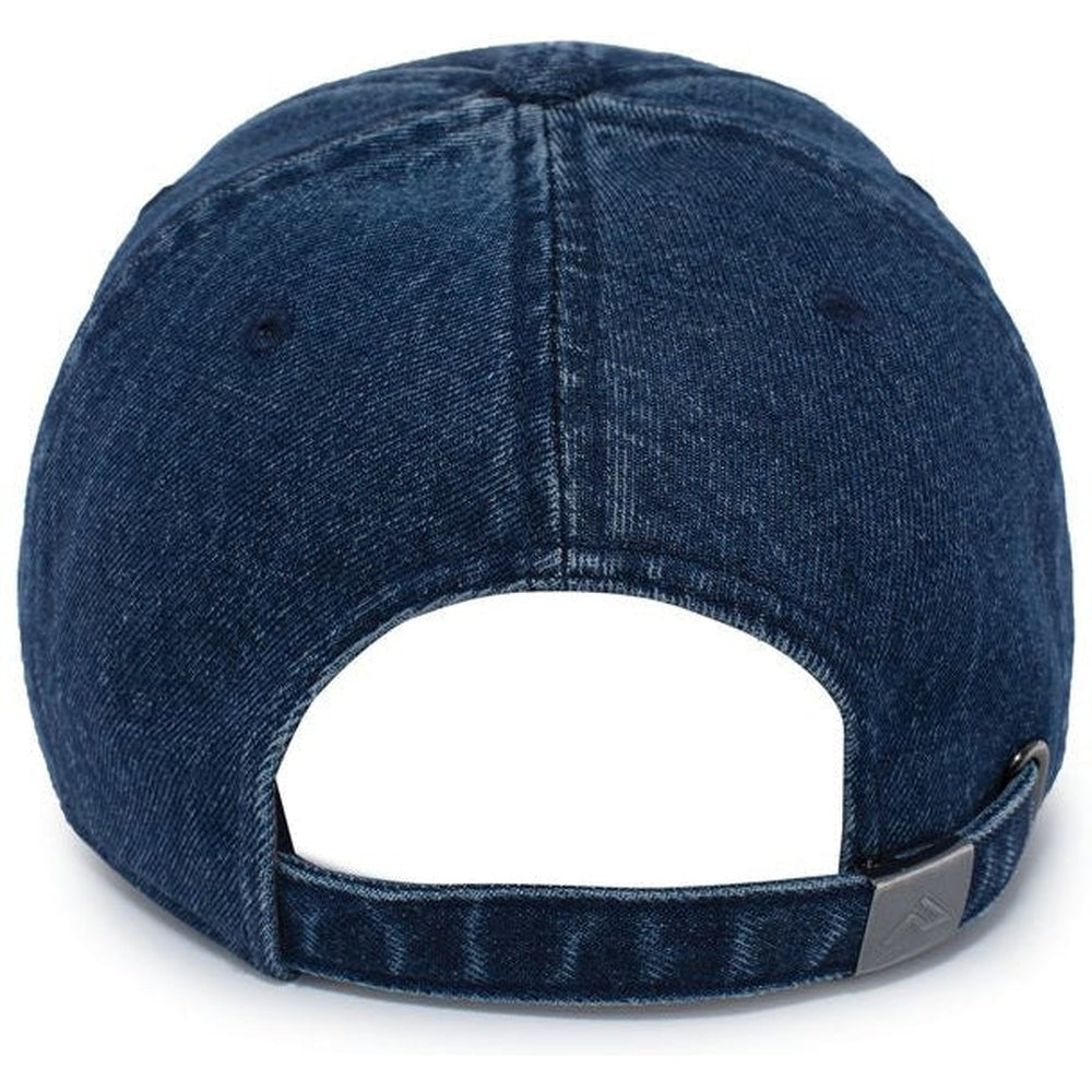 no-logo Pacific Headwear Hybrid Denim Dad Cap-Caps-Pacific Headwear-Thread Logic
