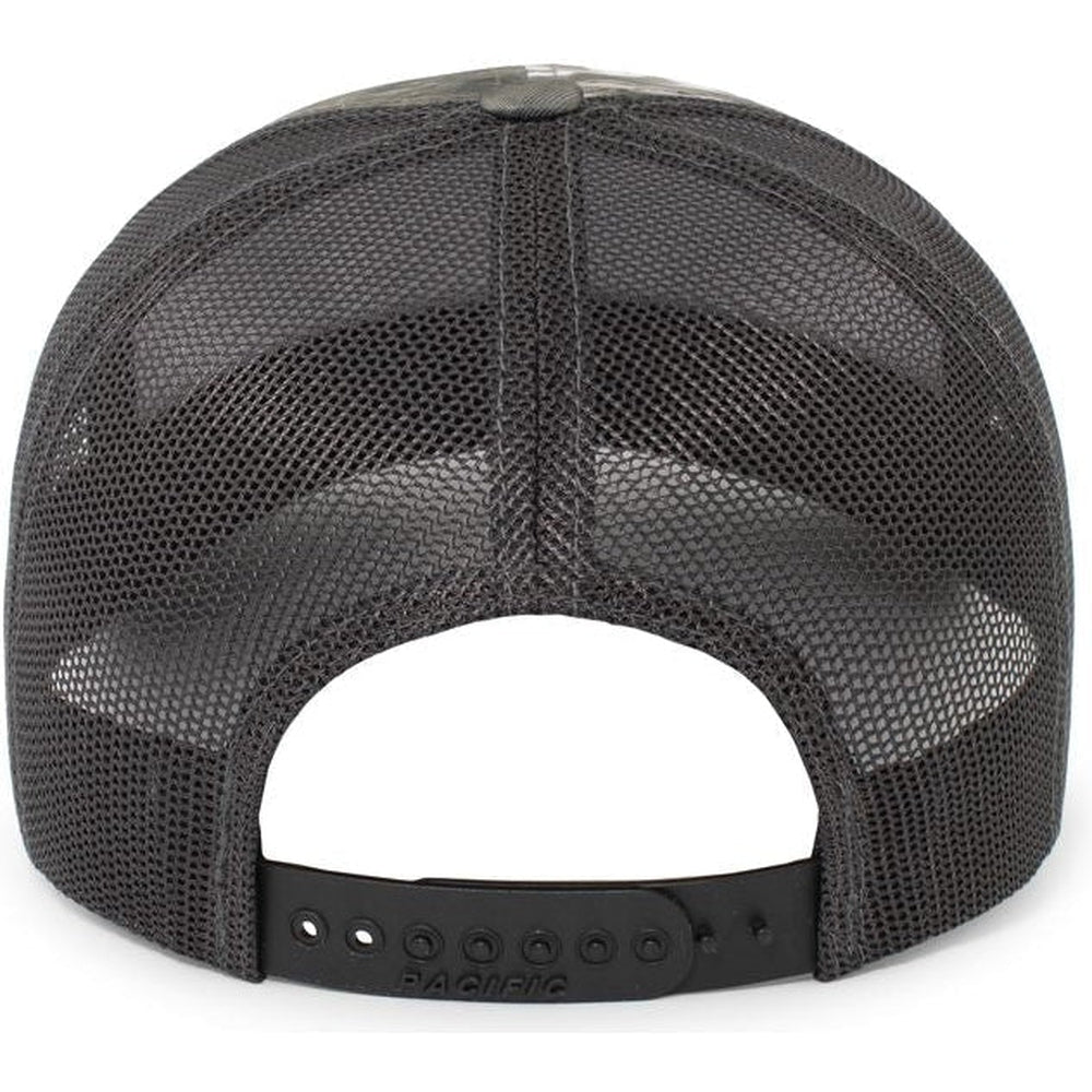 no-logo Pacific Headwear Mossy Oak Trucker Snapback-Caps-Pacific Headwear-Thread Logic