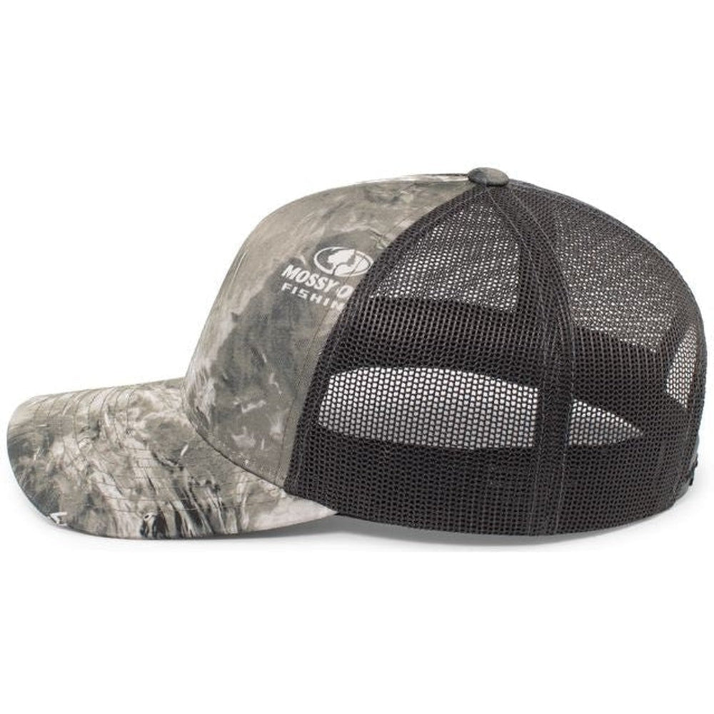 no-logo Pacific Headwear Mossy Oak Trucker Snapback-Caps-Pacific Headwear-Thread Logic