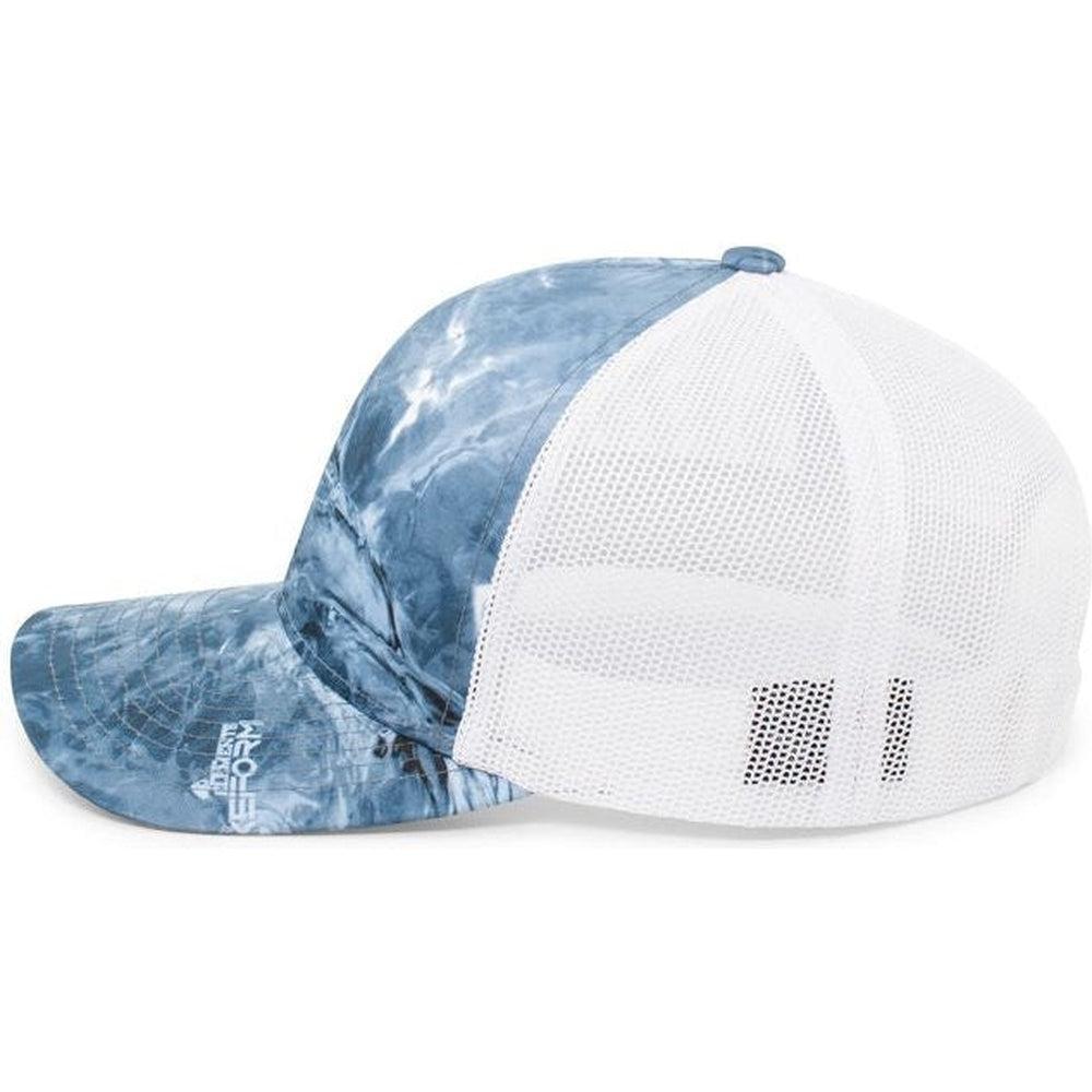 no-logo Pacific Headwear Mossy Oak Trucker Snapback-Caps-Pacific Headwear-Thread Logic