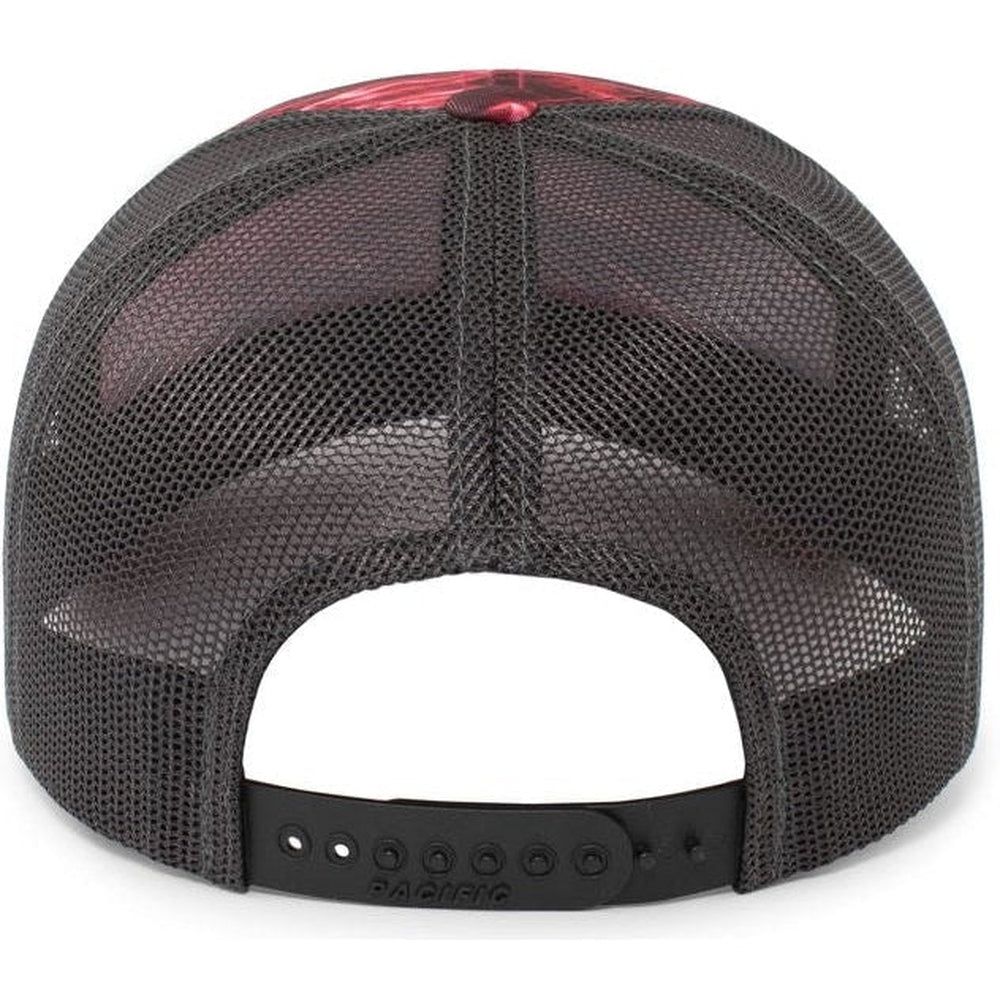 no-logo Pacific Headwear Mossy Oak Trucker Snapback-Caps-Pacific Headwear-Thread Logic