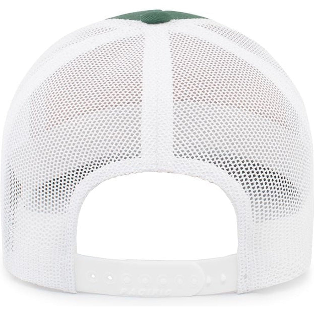 no-logo Pacific Headwear Perforated 5-Panel Trucker Snapback Cap-Caps-Pacific Headwear-Thread Logic