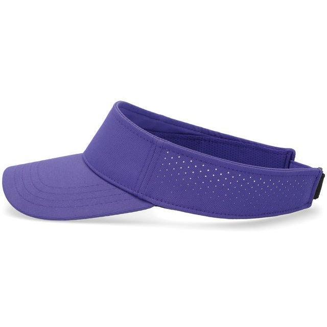 no-logo Pacific Headwear Perforated Coolcore Visor-Caps-Pacific Headwear-Thread Logic