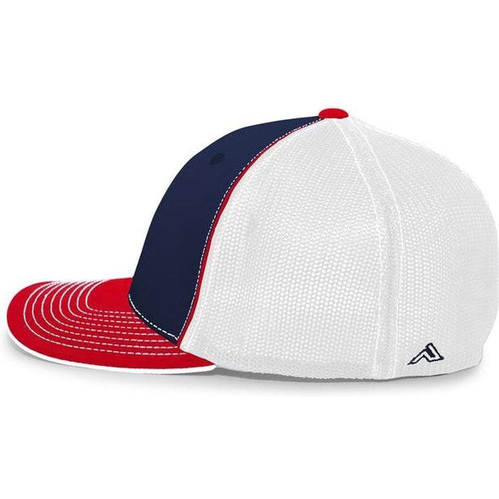 no-logo Pacific Headwear Trucker Flexfit Cap-Caps-Pacific Headwear-Thread Logic