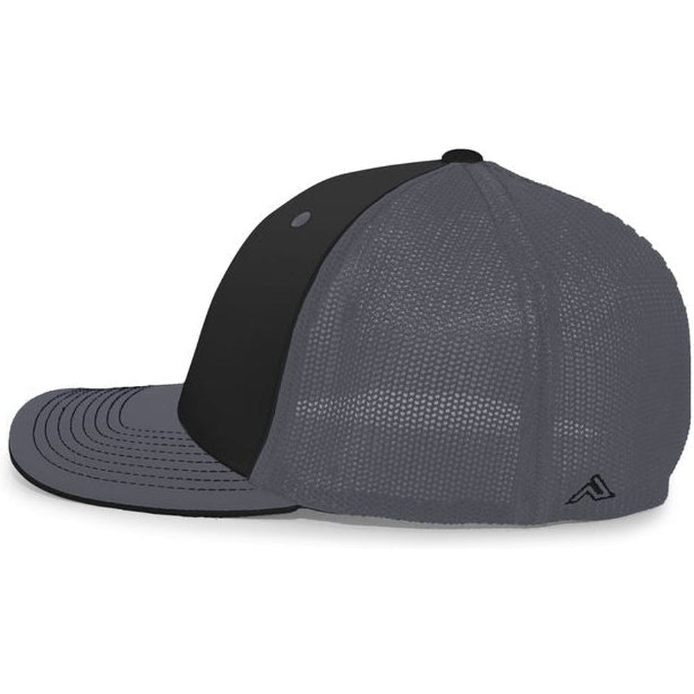 no-logo Pacific Headwear Trucker Flexfit Cap-Caps-Pacific Headwear-Thread Logic