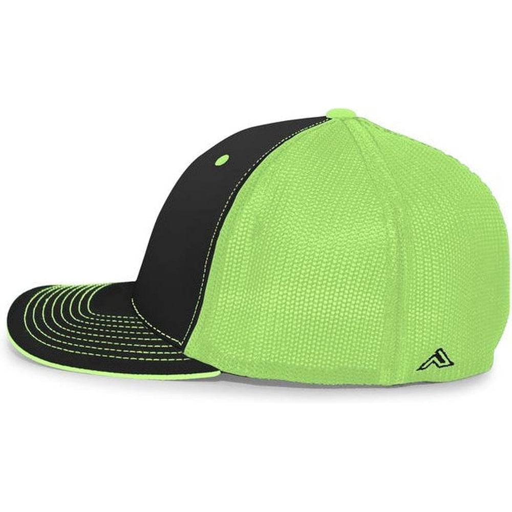no-logo Pacific Headwear Trucker Flexfit Cap-Caps-Pacific Headwear-Thread Logic