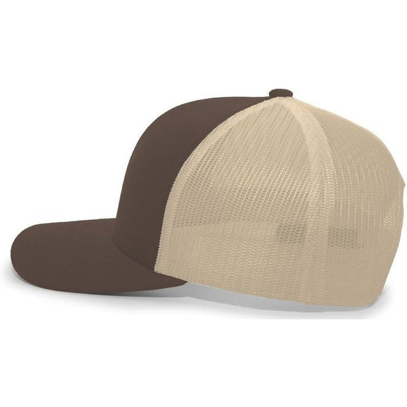 no-logo Pacific Headwear Trucker Snapback Cap-Caps-Pacific Headwear-Thread Logic 