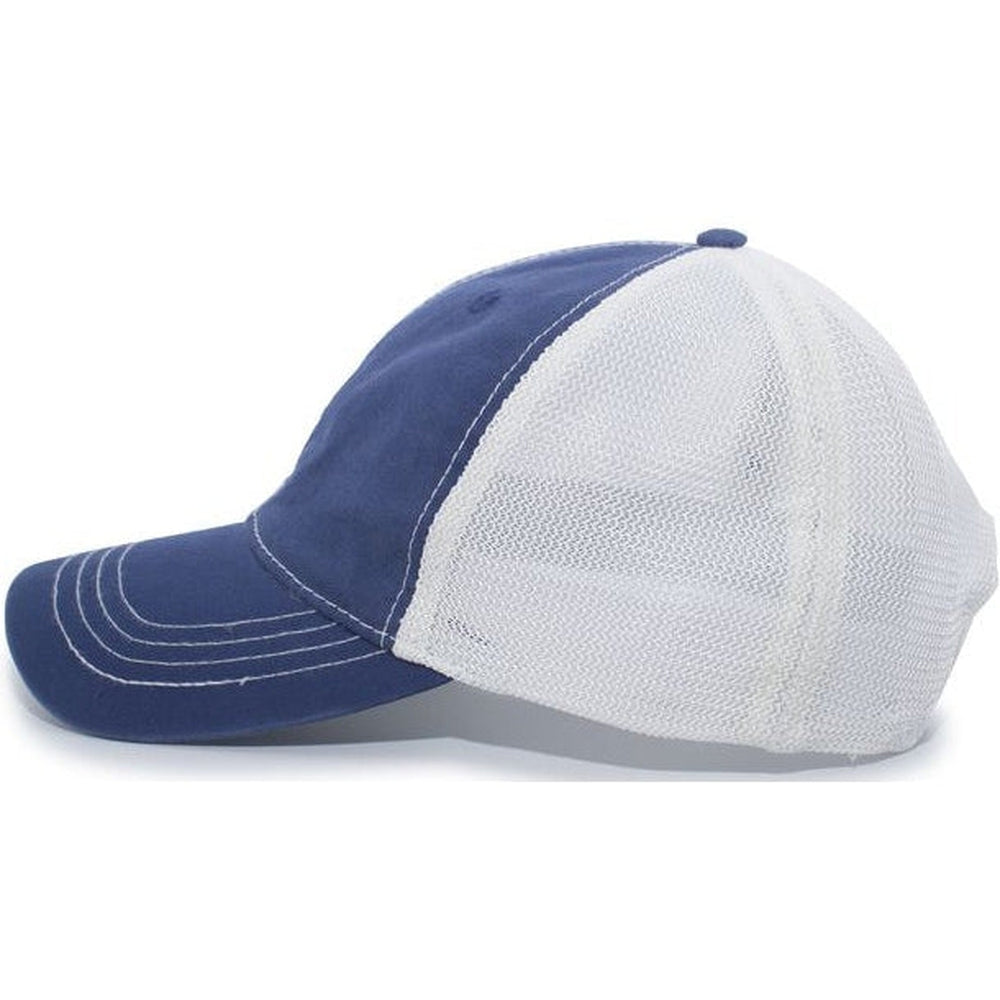 no-logo Pacific Headwear Vintage Trucker Snapback Cap-Caps-Pacific Headwear-Thread Logic