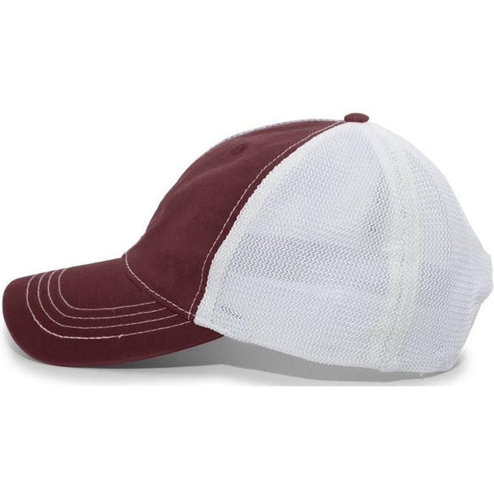 no-logo Pacific Headwear Vintage Trucker Snapback Cap-Caps-Pacific Headwear-Thread Logic