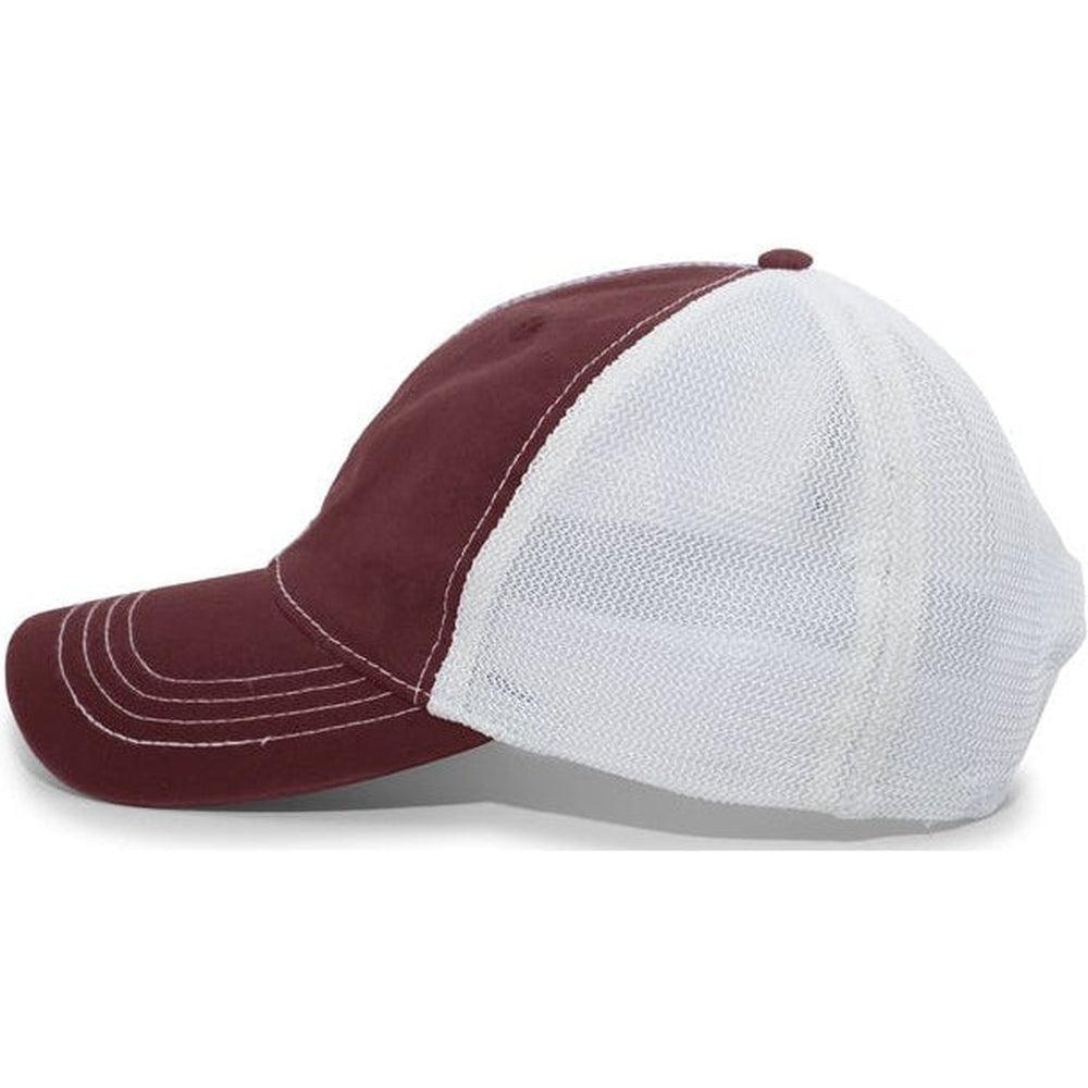 no-logo Pacific Headwear Vintage Trucker Snapback Cap-Caps-Pacific Headwear-Thread Logic